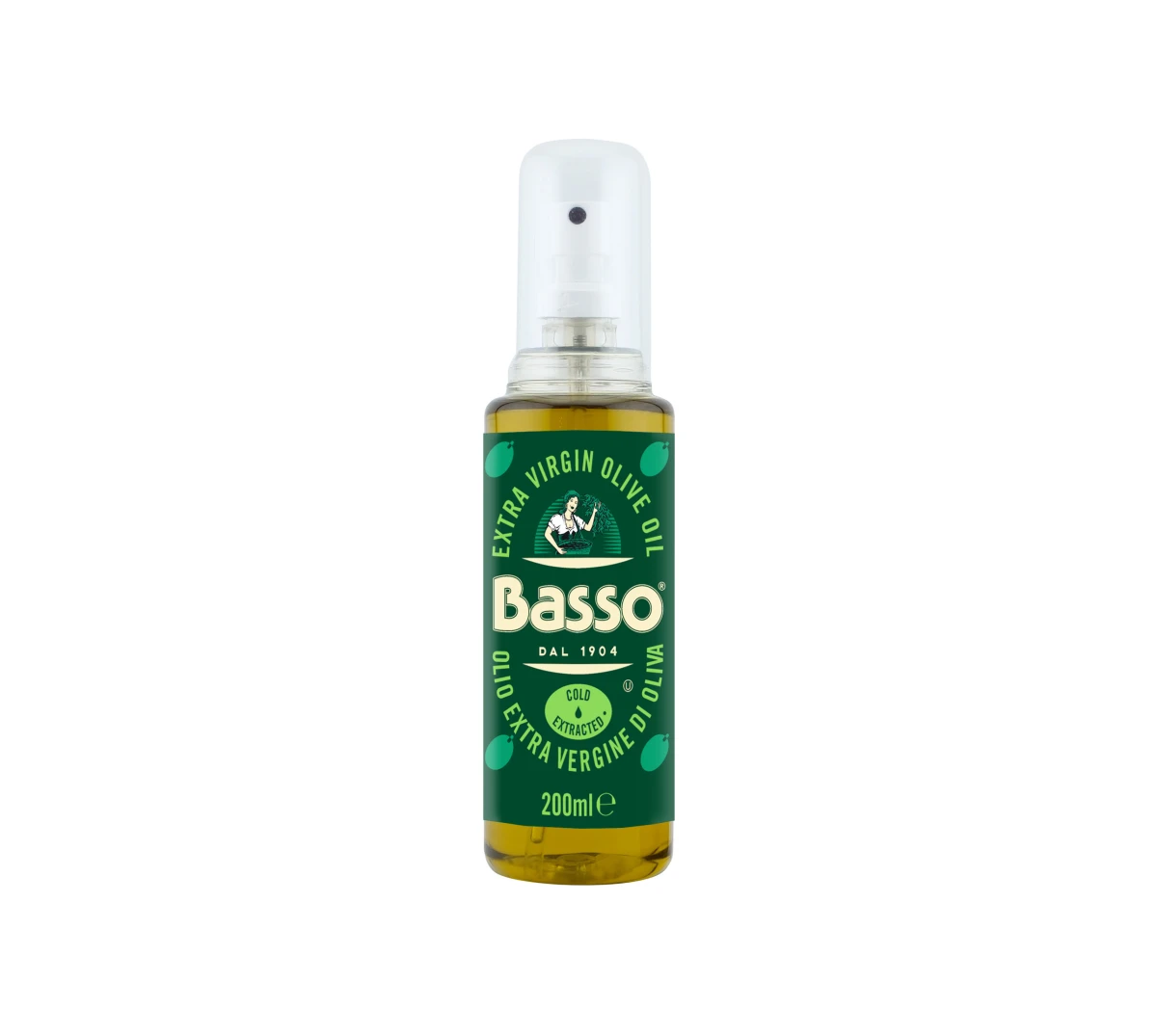 Basso Extra szűz olívaolaj spray, 200 ml