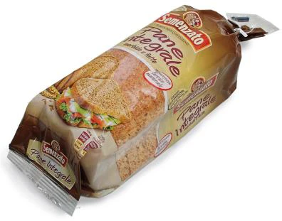 Semenzato teljes kiőrlésű szeletelt kenyér, 400 g /csomag