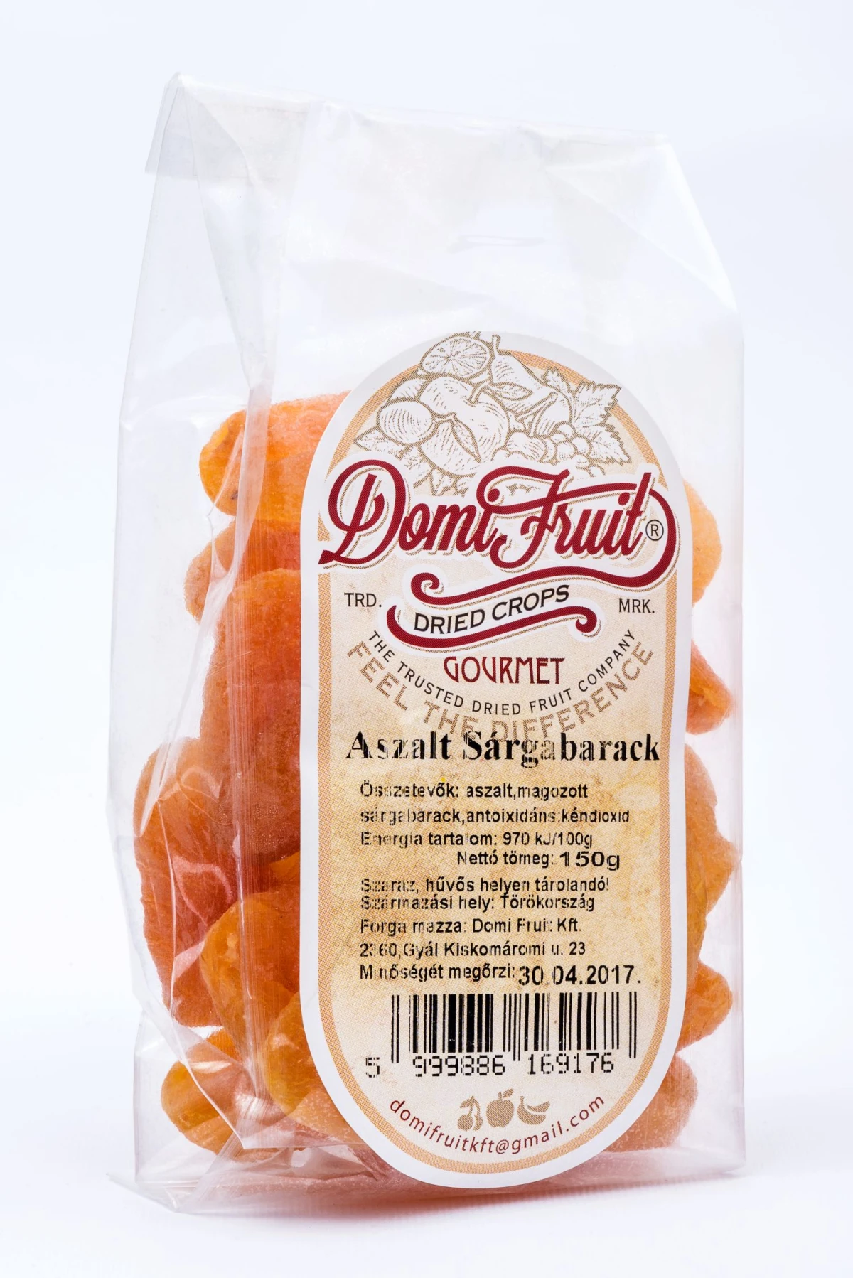 Domi Aszalt Sárgabarack, 150 g