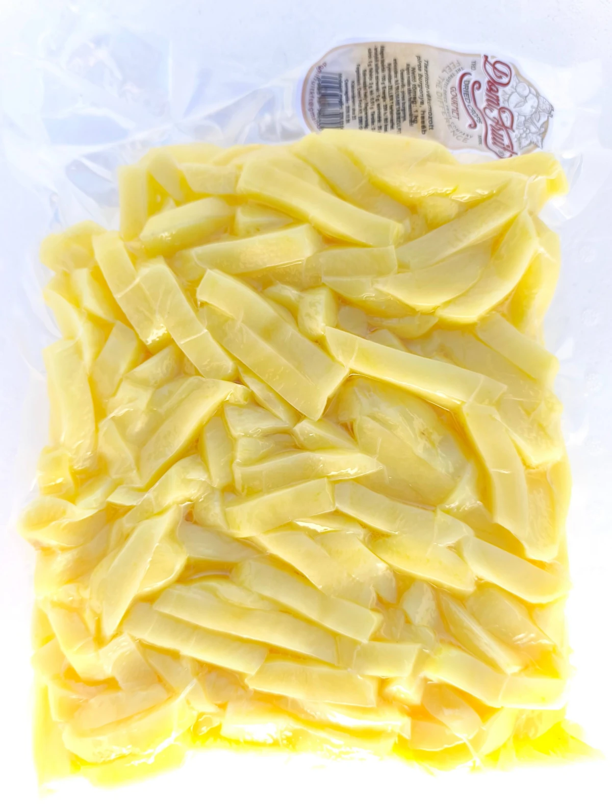 Piros, hasáb burgonya, tisztított, vákuumcsomagolt, 2 kg