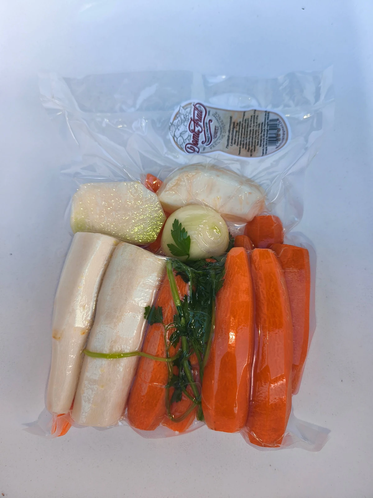 Leveszöldségek, tisztított, vákuumcsomagolt, 1 kg