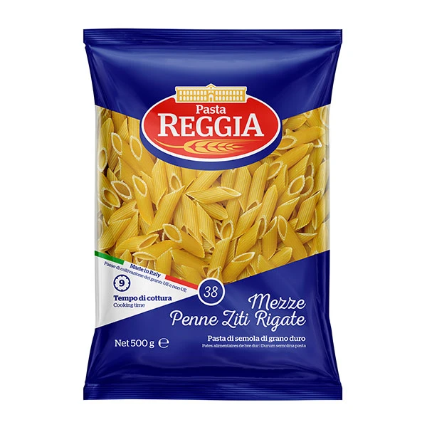 Reggia mezze penne /felezett penne durumtészta (38) 500 g