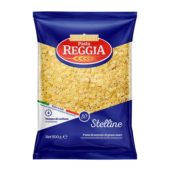 Reggia Stelline /kis csillag durumtészta (80) 500 g