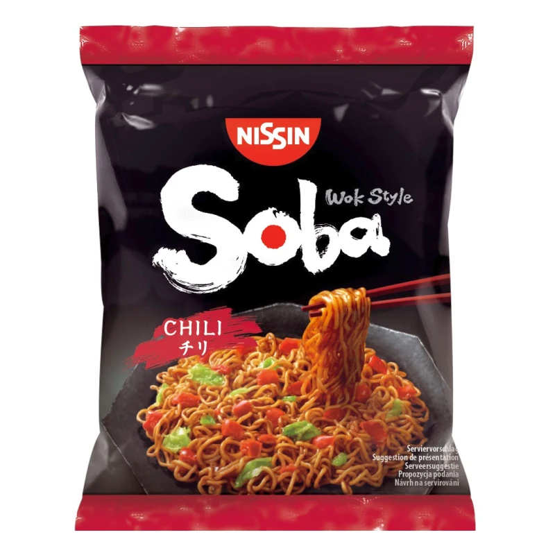 Nissin Soba Bag Chili, 111 g
