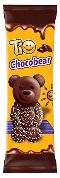 Tio Chocobear, kakaós piskóta kakaó ízű krémmel, étbevonóval, 50 g