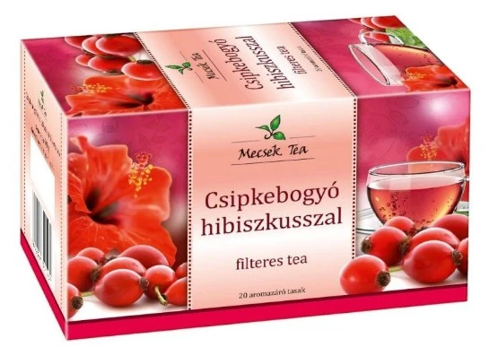 Mecsek csipkebogyó, hibiszkusz tea, 20 x 2 g
